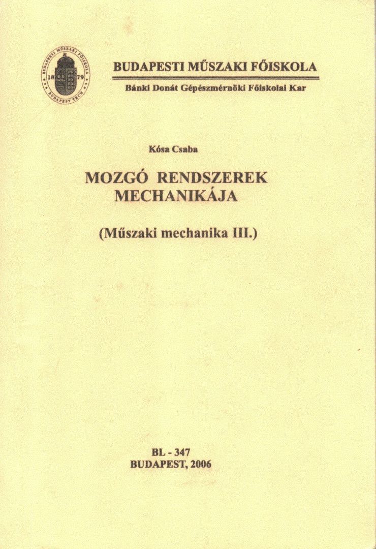 Mozgó rendszerek mechanikája