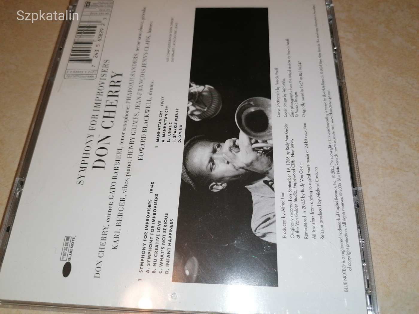 CD - Don Cherry - Symphony for improvisers