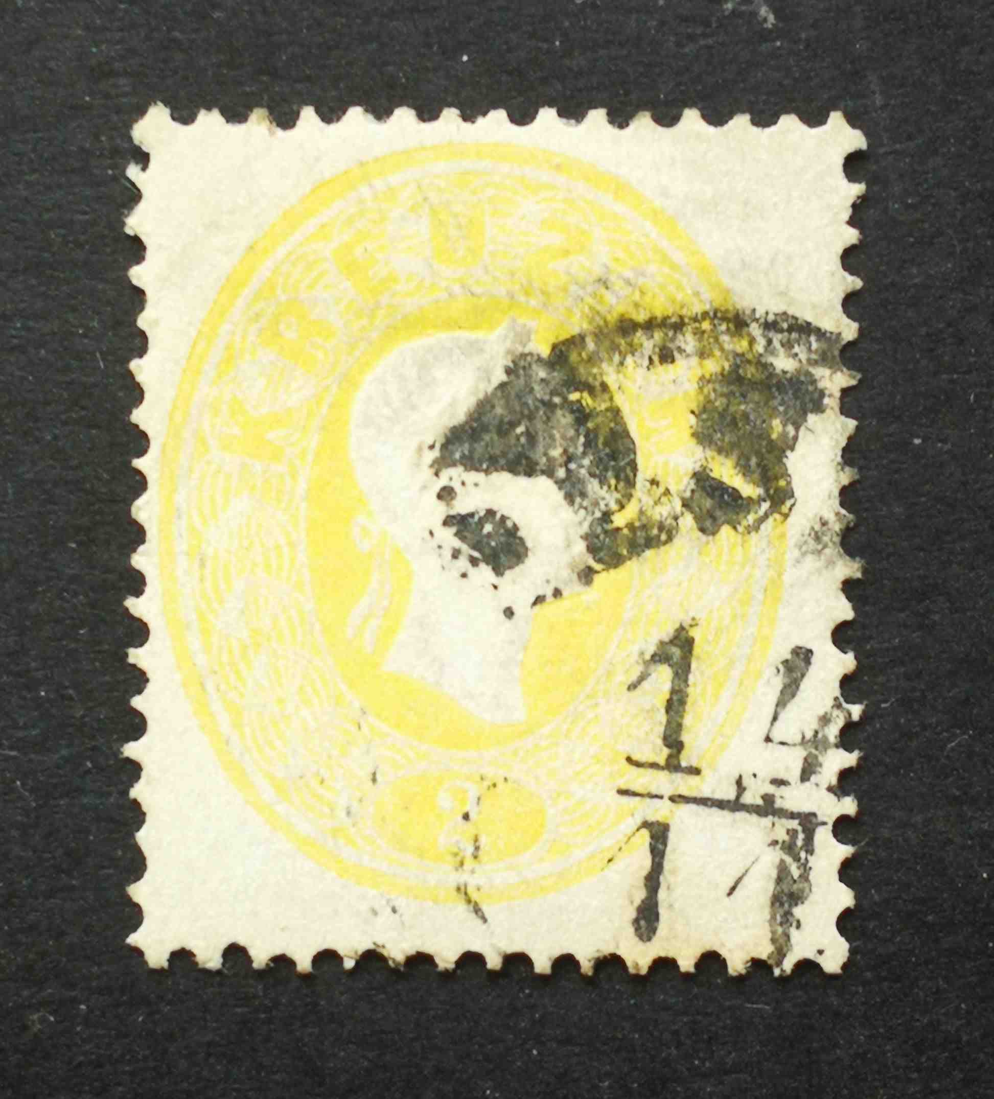 Magyarország 1861 Könyvnyomat 2 Kr. PES(TH)
