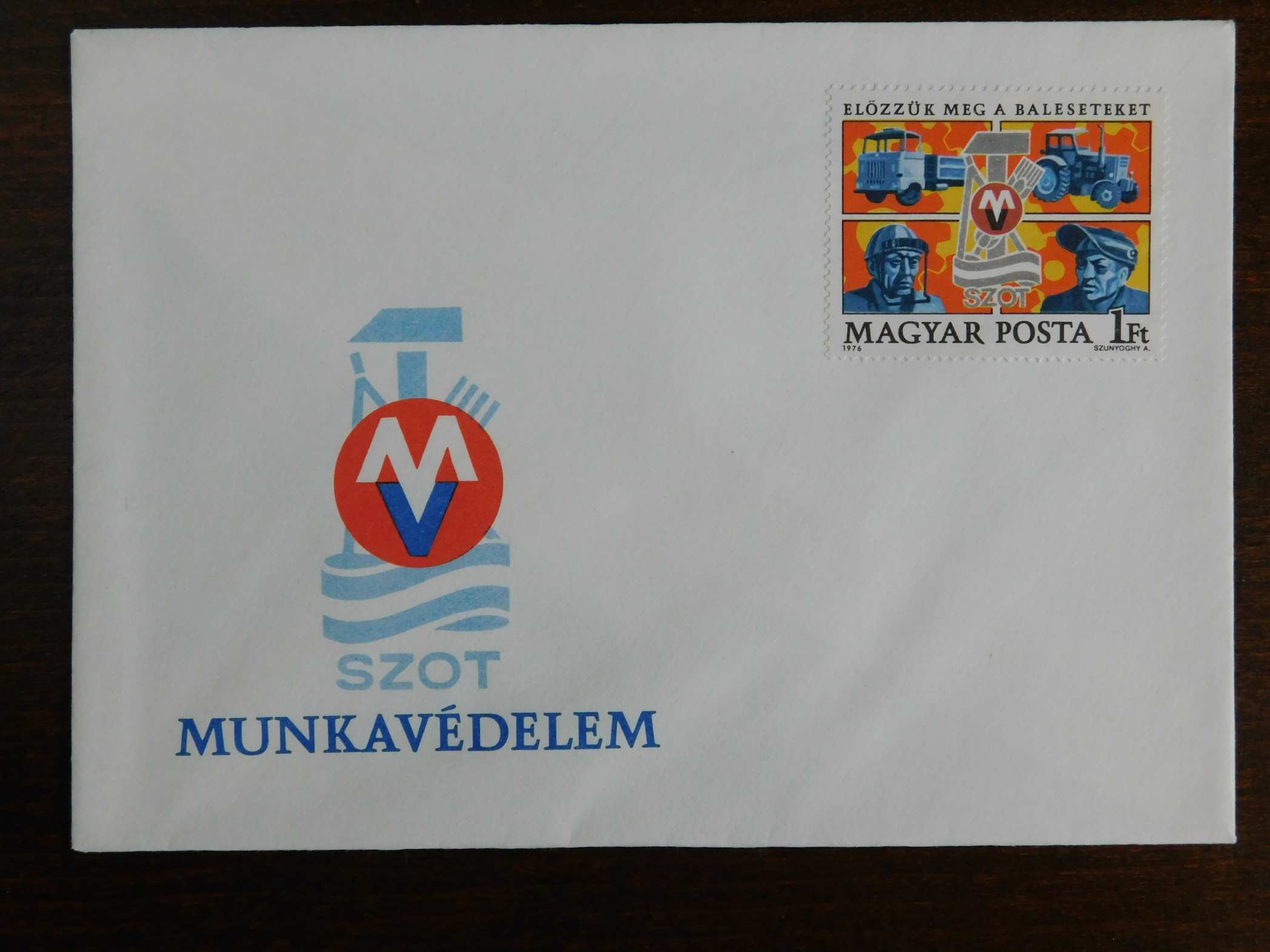 FDC 1976. SZOT Munkavédelem