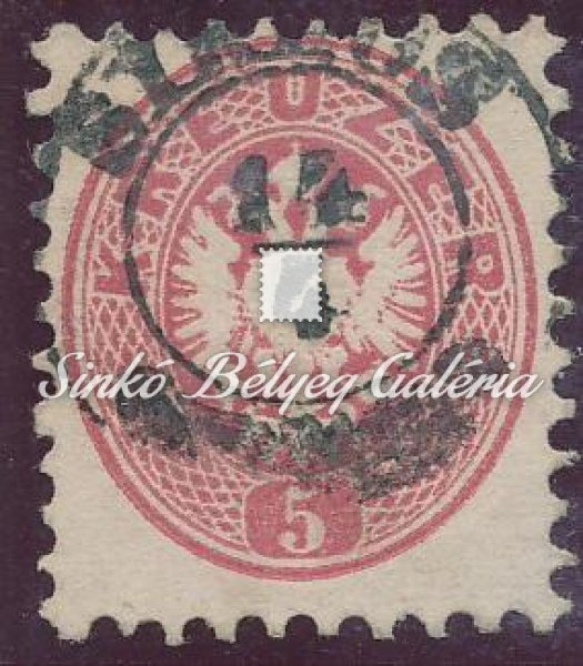 1863/64. Könyvnyomat dombornyomással / Typography with embossed printing