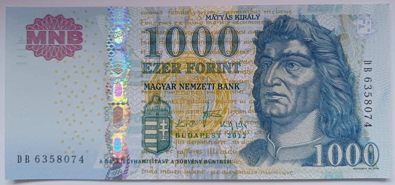 1000 forint 2012 DB UNC