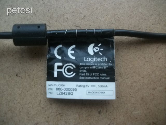 Logitech V-UCU56 webkamera / webcamera