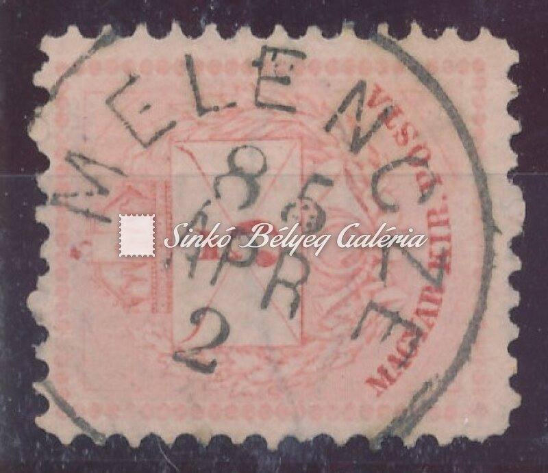 1881. Színesszámú krajcáros 5kr, MELENCZE