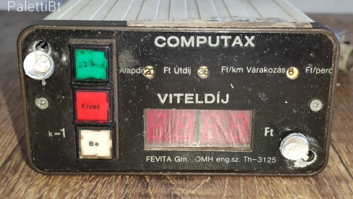 RETRO TAXIÓRA COMPUTAX TAXAMÉTER
