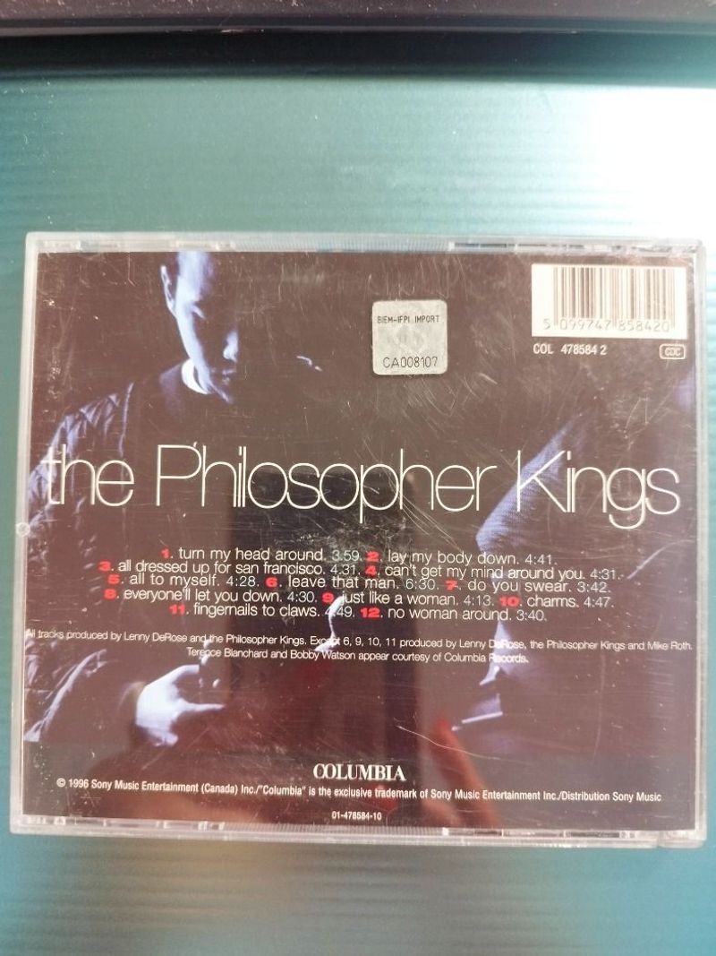 THE PHILOSOPHER KINGS            (1996)  CD