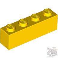 Lego Brick 1 x 4, Yellow