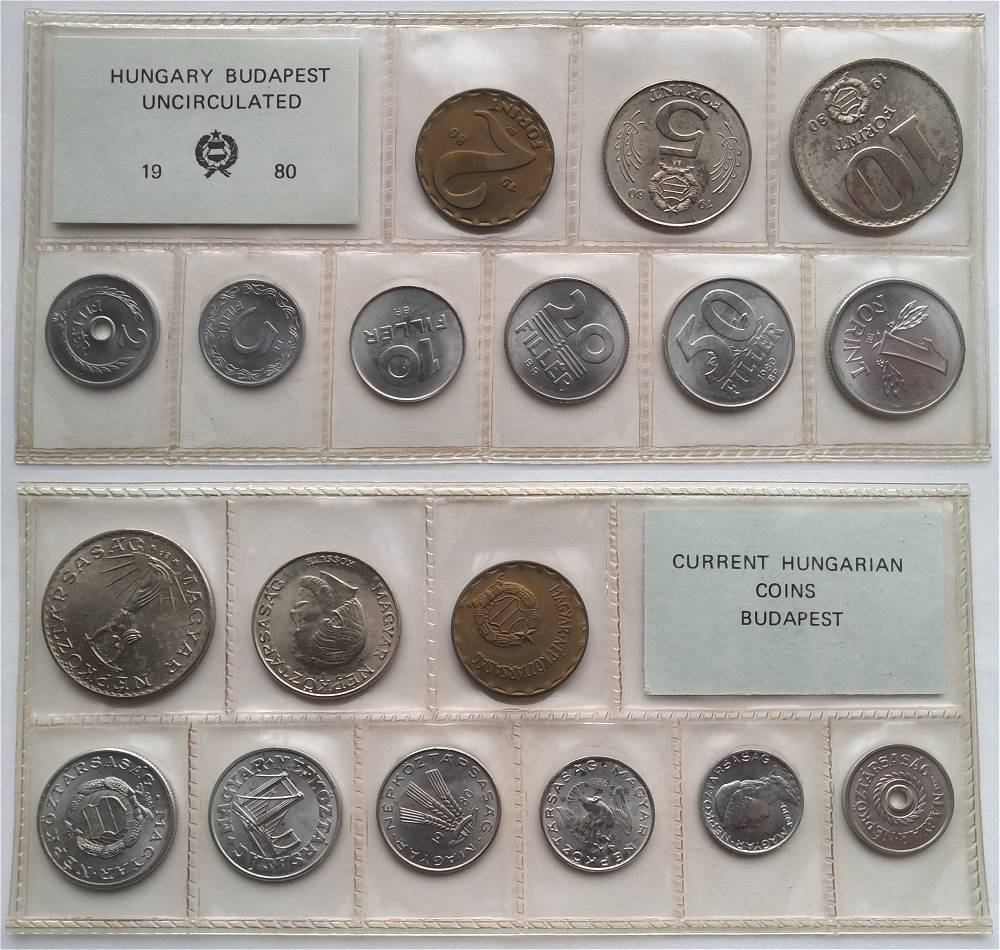 1980. évi forgalmi sor UNC