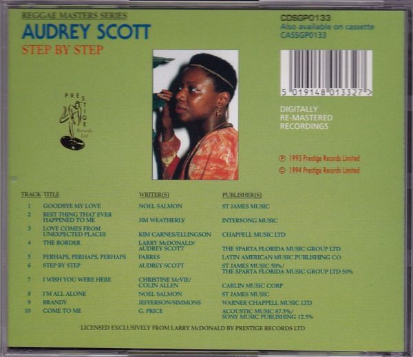 Audrey Scott - Step By StepCD