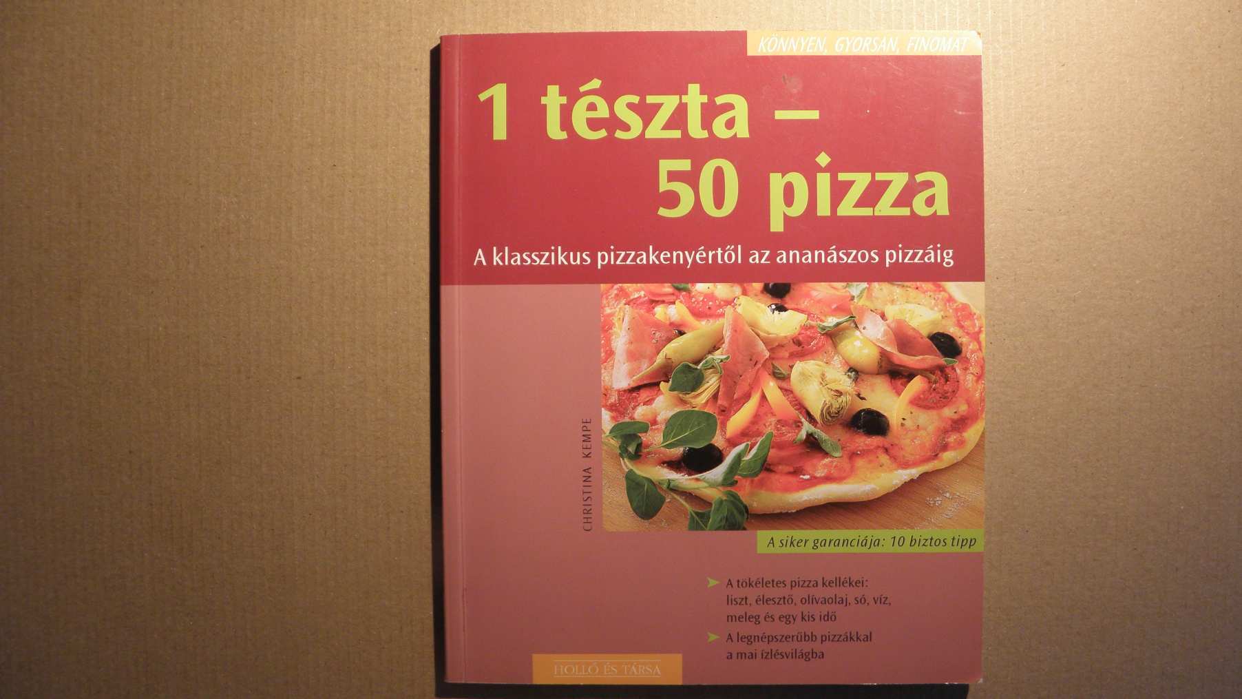 1 tészta - 50 pizza