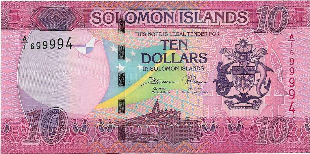 Salamon Szigetek 10 Dollars