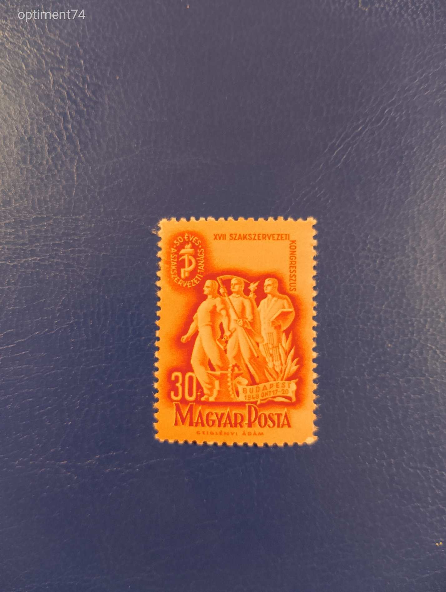 1948. Szakszervezet II. ** - Postatiszta, falcmentes, szép bélyeg