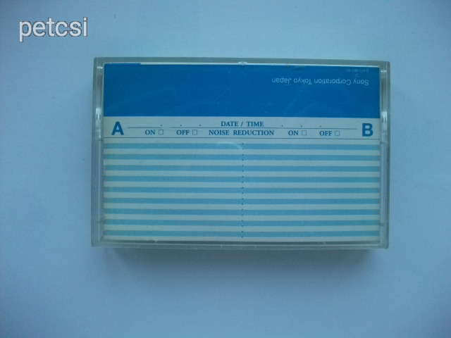 Sony superEF 60 kazetta 5.