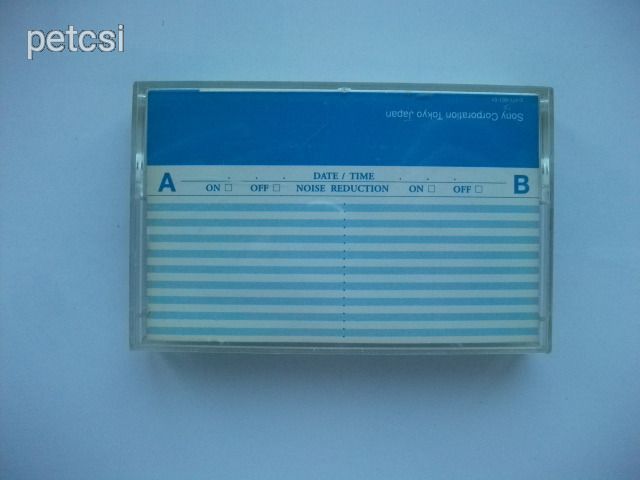 Sony superEF 60 kazetta 5.