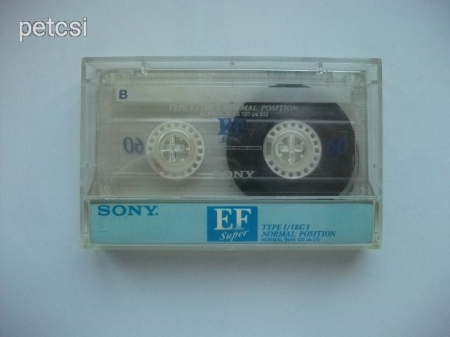 Sony superEF 60 kazetta 5.