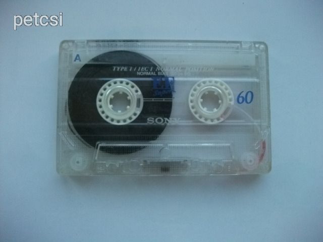 Sony superEF 60 kazetta 5.