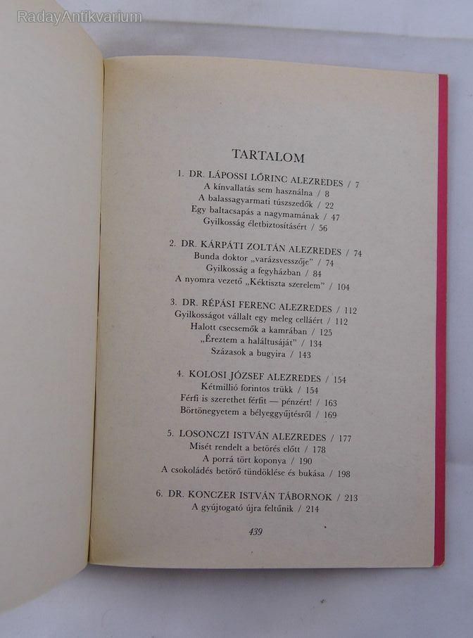 Szabó László: 13 nyomozó 33 esete