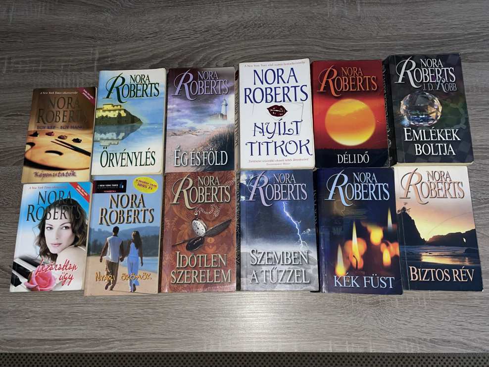 Nora Roberts könyvek 12 db egyben