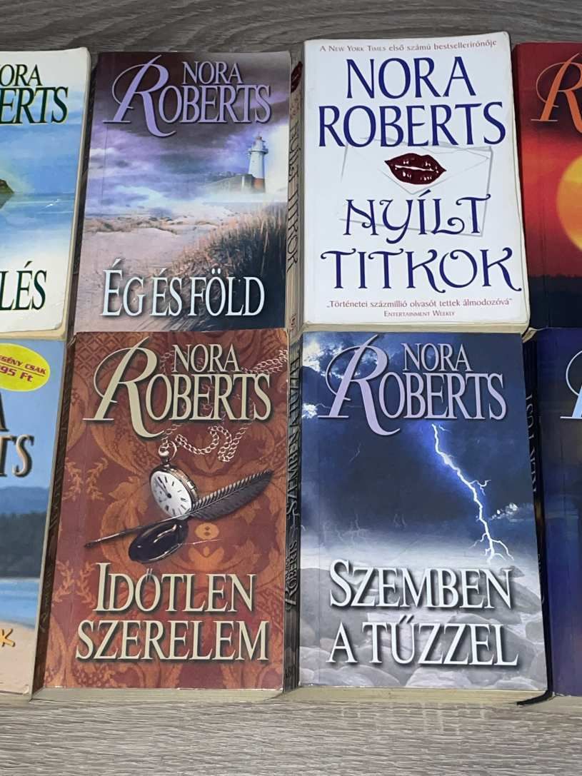 Nora Roberts könyvek 12 db egyben