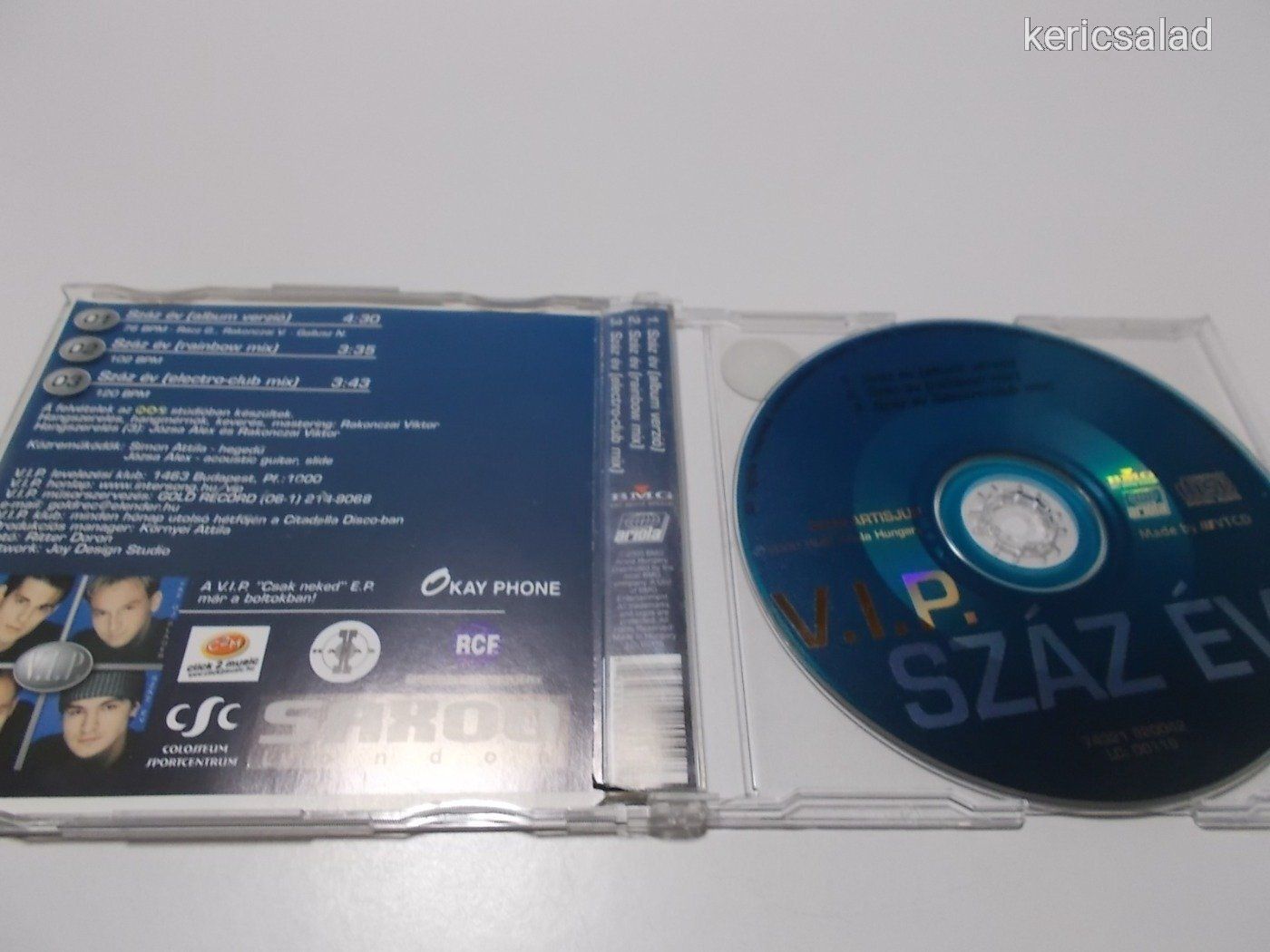 V.I.P.: Száz év MAXI cd 2000
