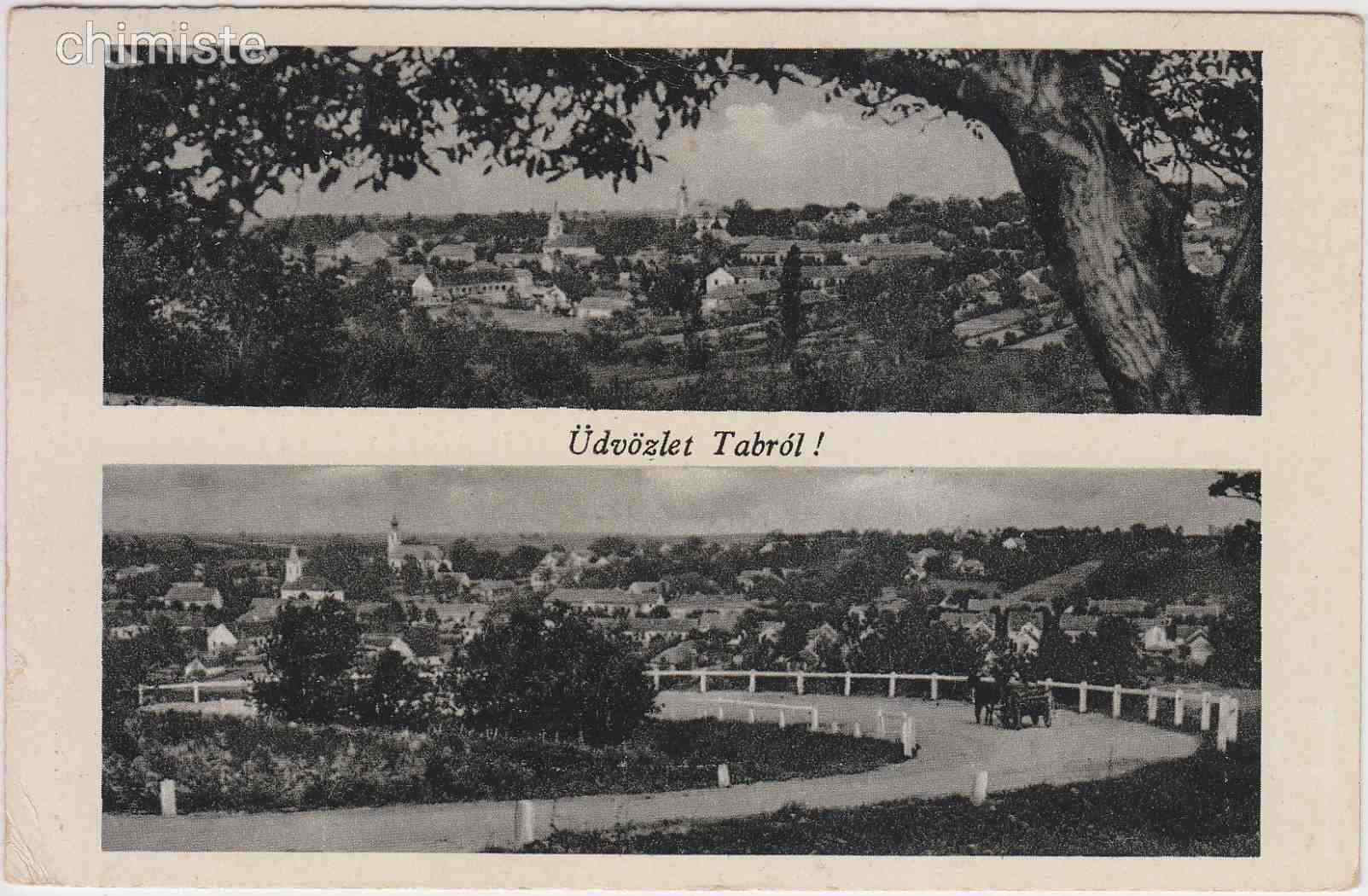Képeslap - Tab , Üdvözlet Tabról !