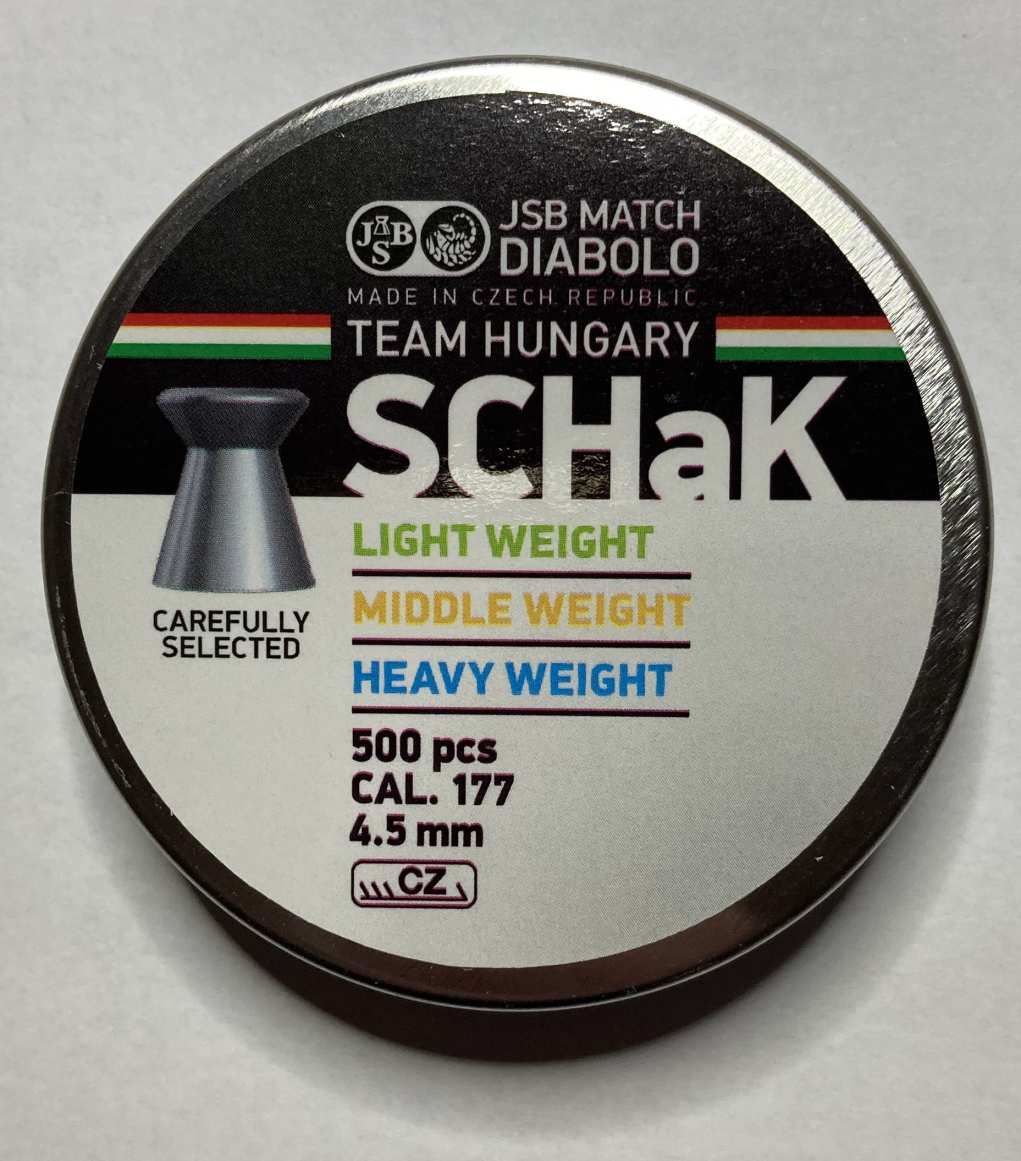 JSB SCHaK Léglövedék 4,5 mm