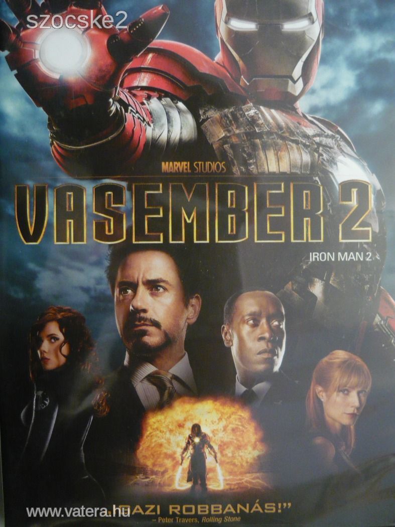 IRON MAN  -VASEMBER  2.   DVD  ( 2010 )