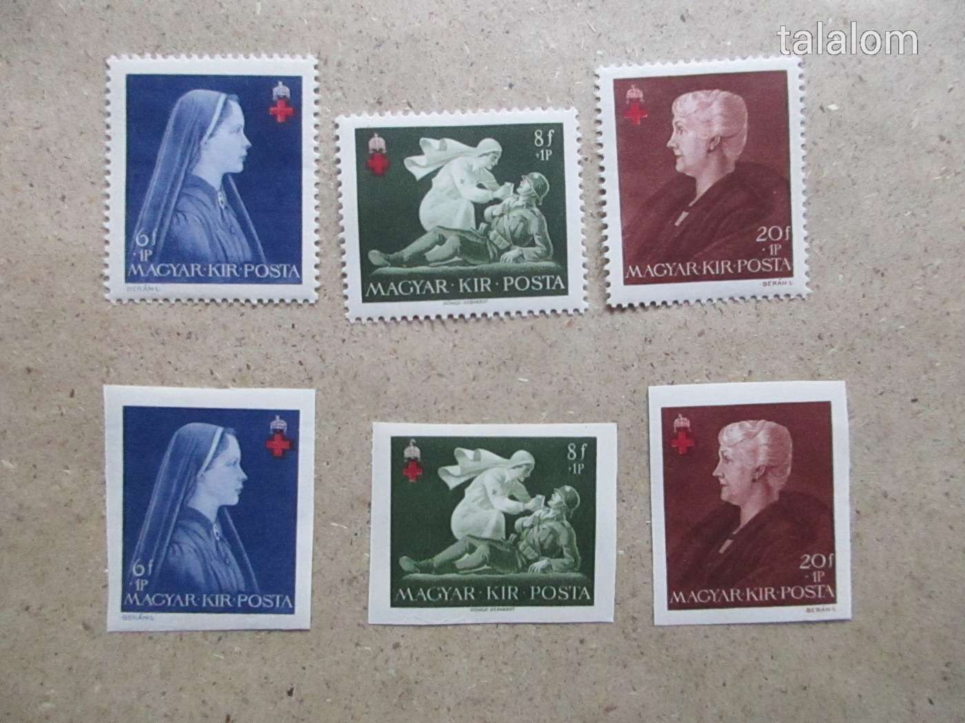 1942. Vöröskereszt (II.)  falcos sorozat (145)