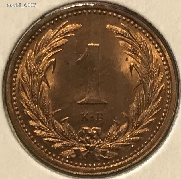 1 Fillér - 1902