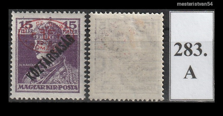 1919.Debrecen -Román megszállás (II.) November 21. A-283