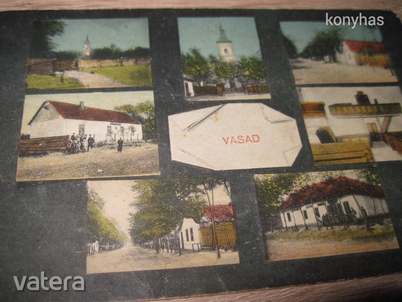 Vasad  //  Régi képeslap