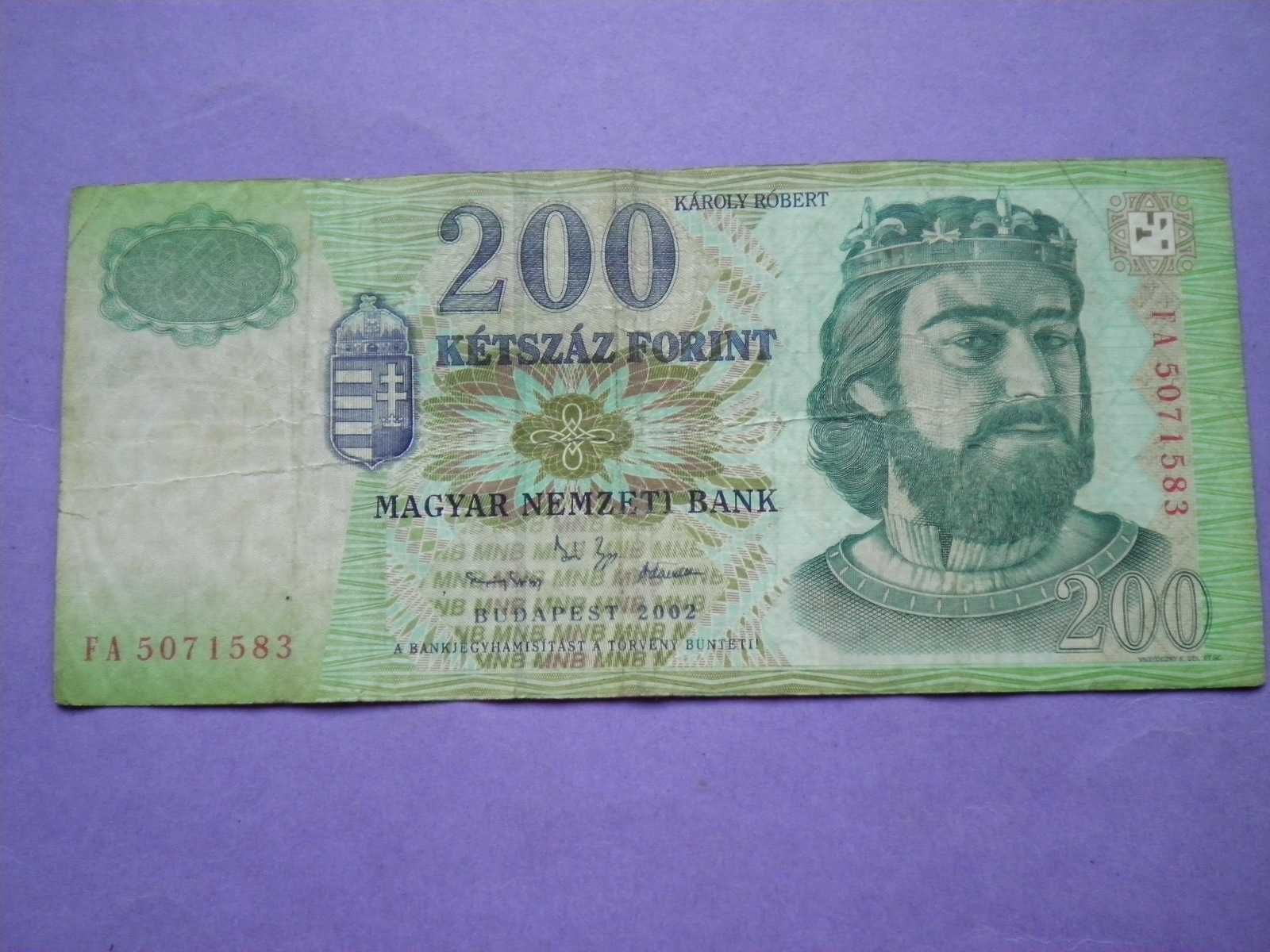 Magyar Károly Róbert 200 forint 2002 FA
