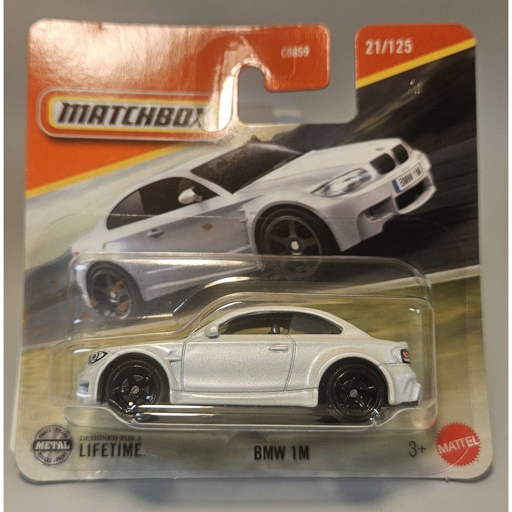 BMW 1M Matchbox modellautó fehér B