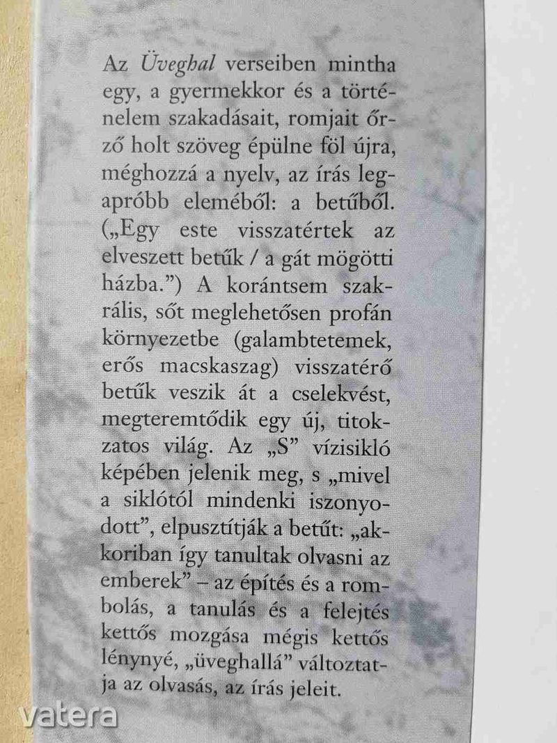 Schein Gábor - Üveghal  -T26v