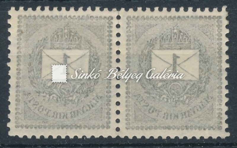 1898 feketeszamu krajcaros 1kr belyegpar