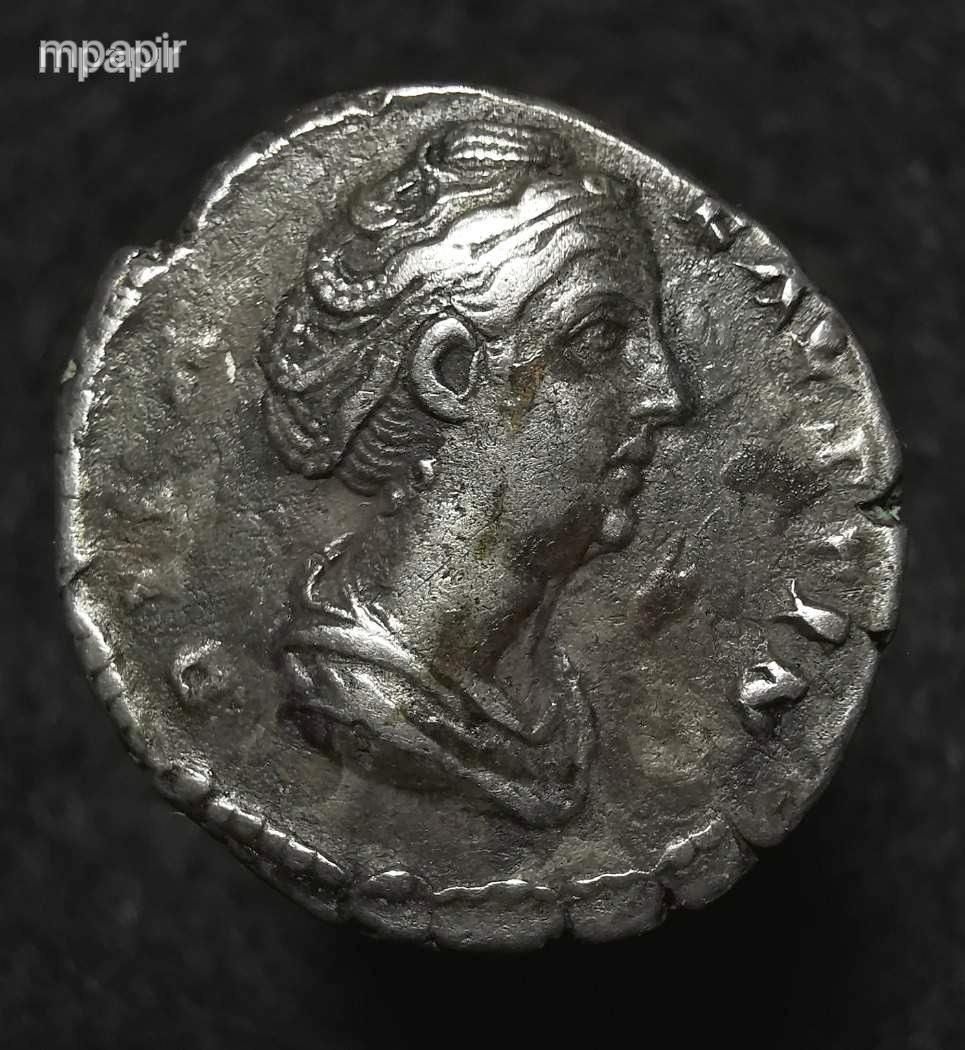 FAUSTINA dénár DIVA FAUSTIA/AUGUSTA 3.12gr