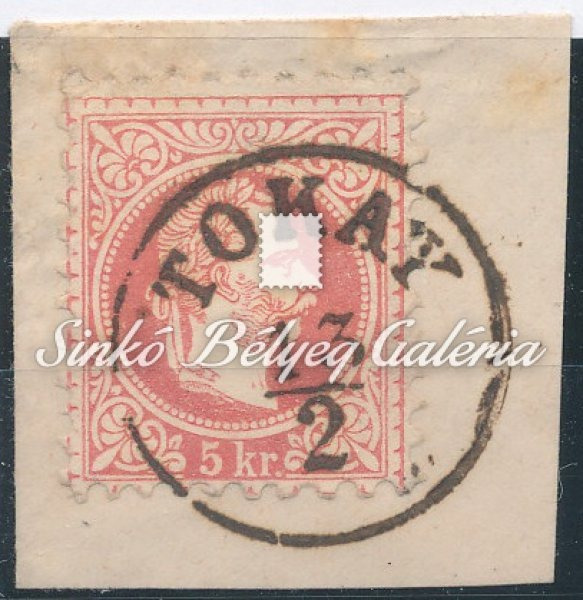1867. Könyvnyomat 5kr, TOKAY