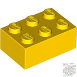 Lego Brick 2 X 3, Yellow