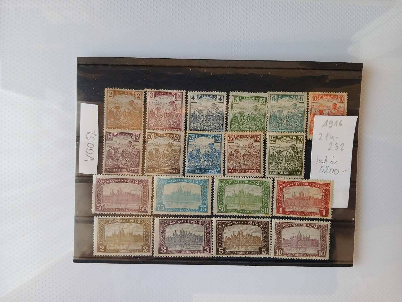V0053 Magyar bélyeg 1946 943-961 pecsételt és postatiszta hiányos - kat.ár 1470 HUF