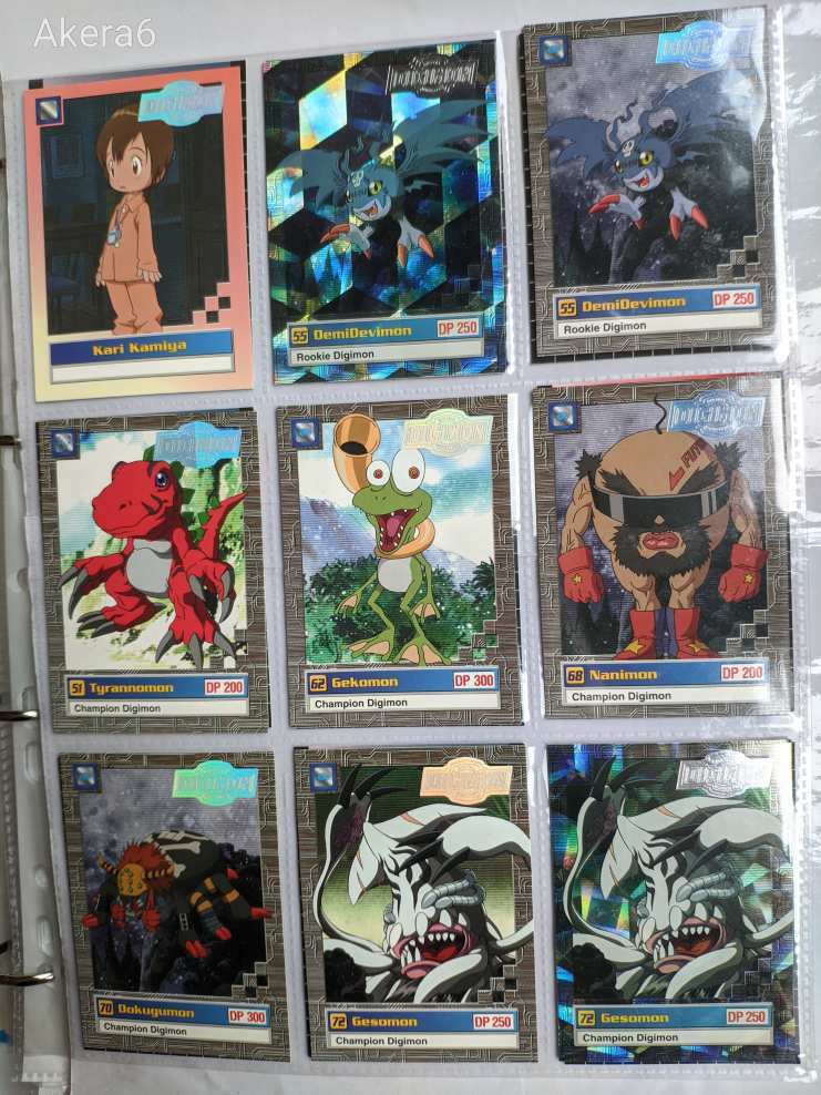 Vegyes Digimon kártyák