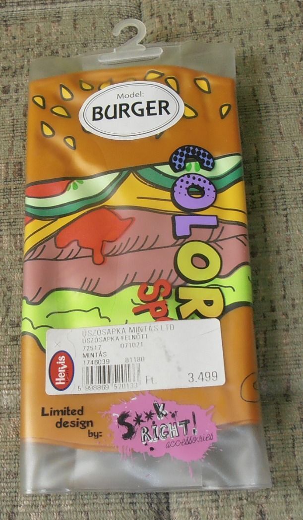 Hervis Felnőtt úszósapka Burger