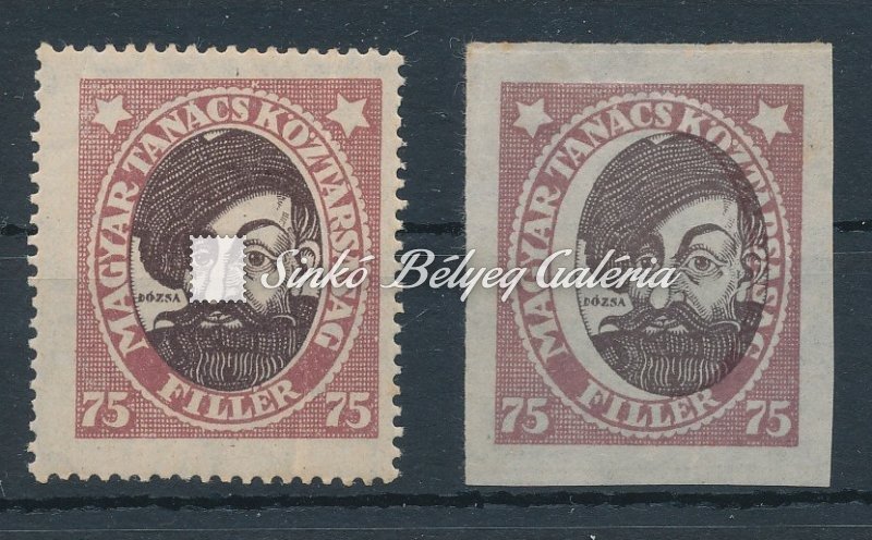 1919. Magyar Tanácsköztársasági Arcképek 75f